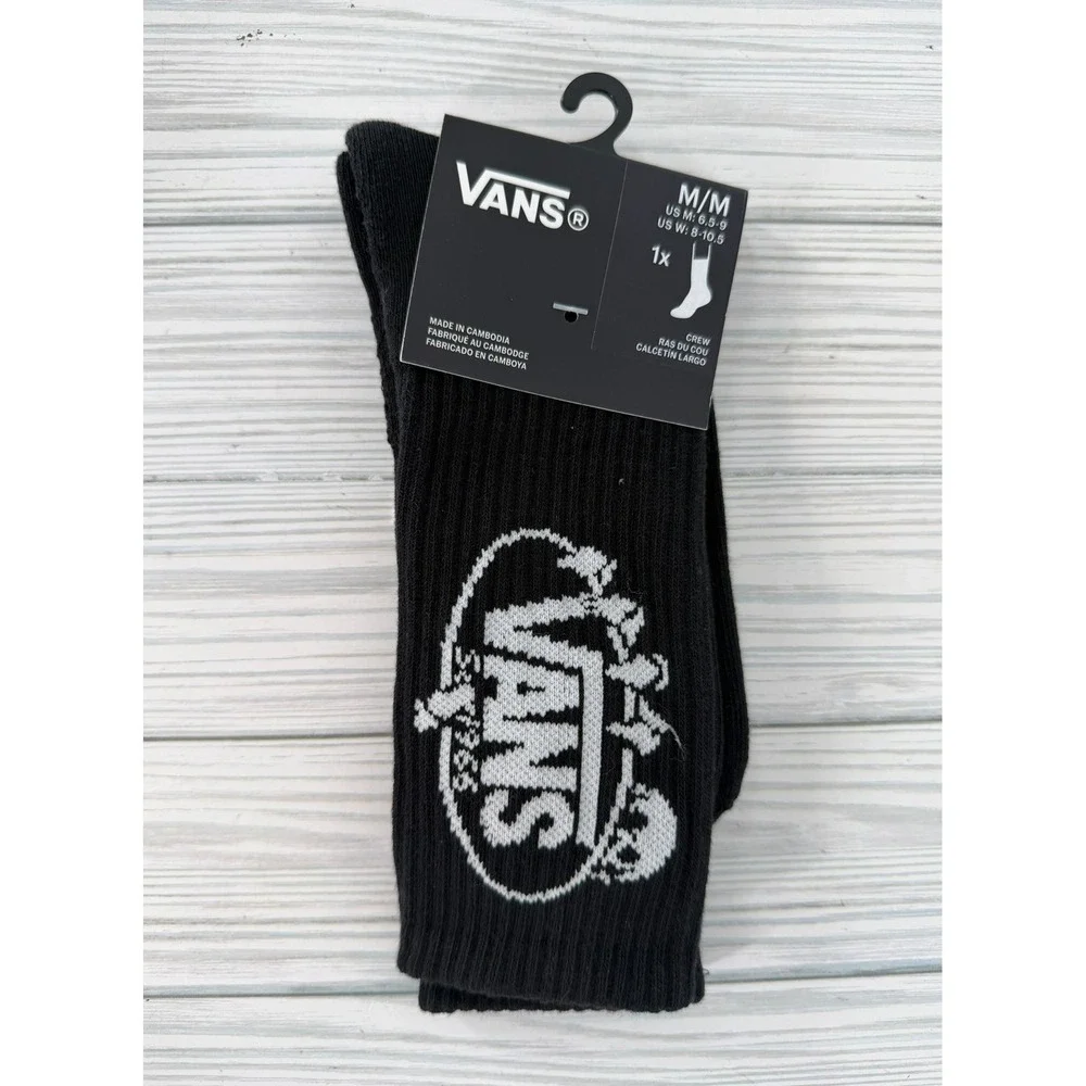 Vans Murray Crew Black Size Medium: Mens 6.5-9 Womens 8-10.5 NEW